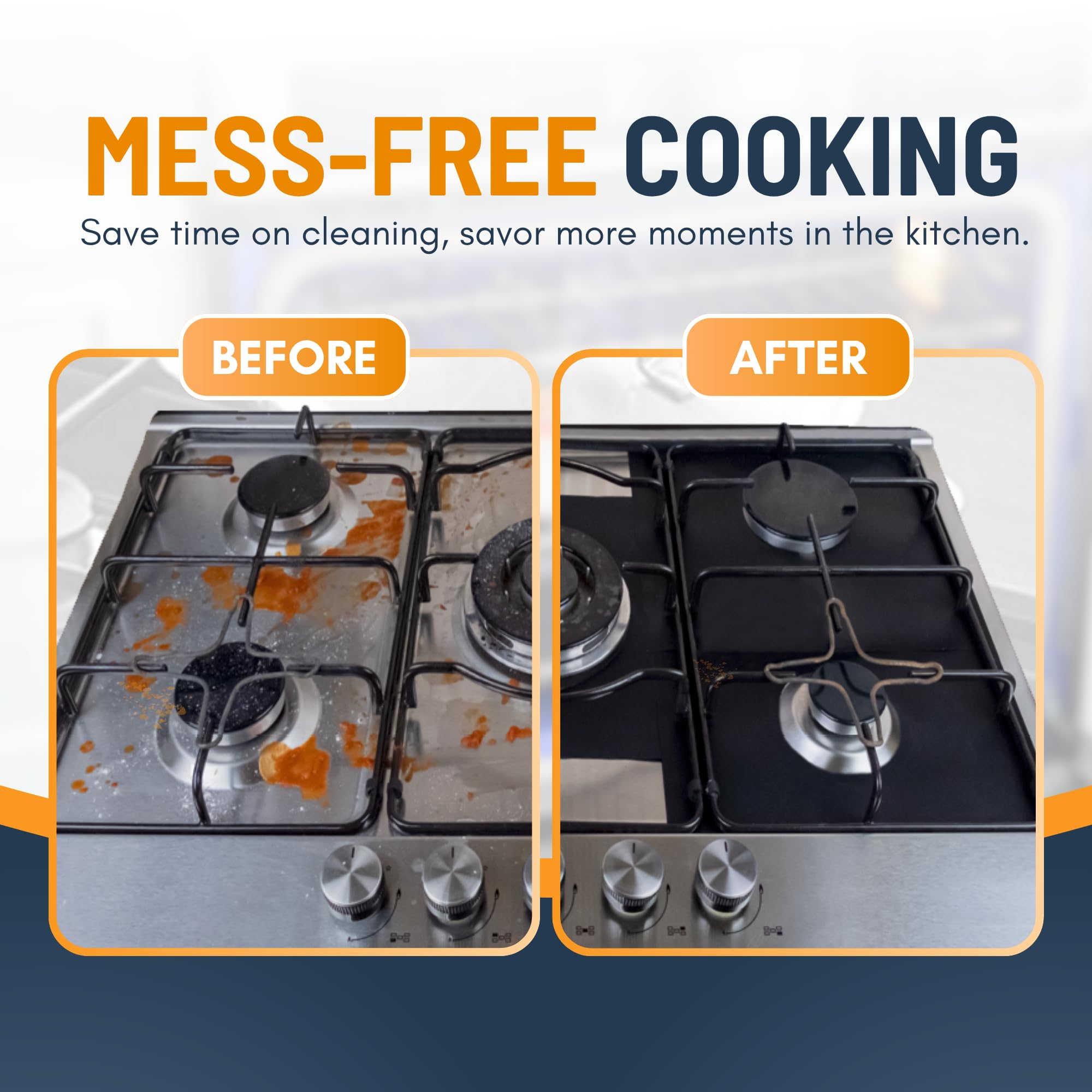 Amazon.com: Gas Stove Burner Covers by Linda's Essentials (10 Pack